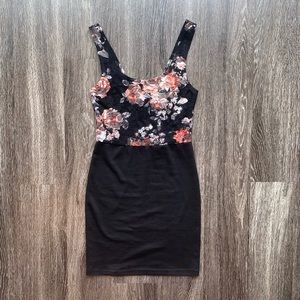 Floral Lace Bodycon Dress